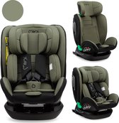 MoMi autostoel Urso i-Size - met isoFix - Khaki (40-150cm)