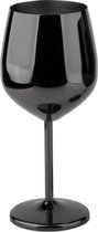 Baba’s Bar Wijnglas RVS - Wijnglazen - Cocktailglazen - Roestvrij staal - 500 ML - Zwart