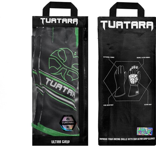 Tuatara - DOMINATOR - Ultimate Race handschoen - Ultra Grip - BLK - Small van Merkloos — afbeelding 4