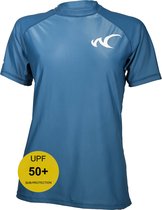 Watrflag Rashguard Murcia - Dames - Blauw - UV beschermend surf shirt regular fit S