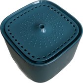 Water drinkfontein voor Huisdieren - Automatische Filter - Stromend Water - 2 Filters Inbegrepen - 3L - groen