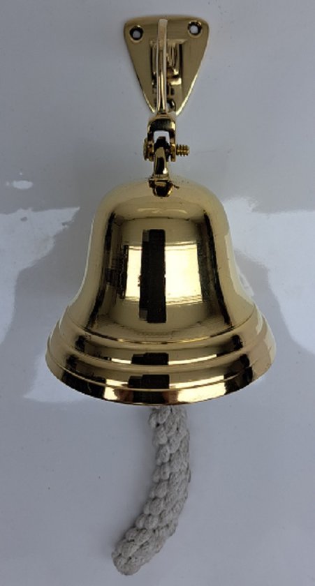 Messing Scheepsbel - Voor de voordeur of kroeg - Uniek model ...