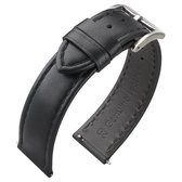 Bracelet de montre Cuir de veau Zwart 18mm