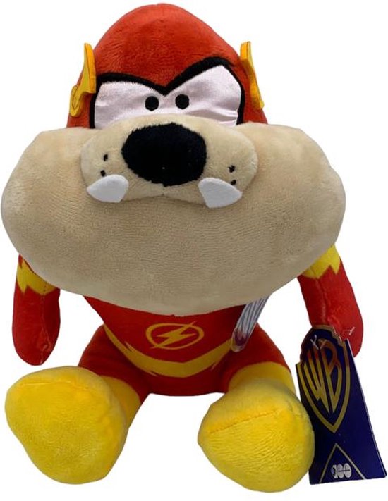 Looney Tunes knuffel - Tazmanian Devil knuffel - The Flash - 25 cm - Pluche