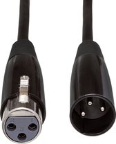 Hosa MBL-110 audio kabel 3 m XLR (3-pin)- XLR(3-pin Female), Zwart