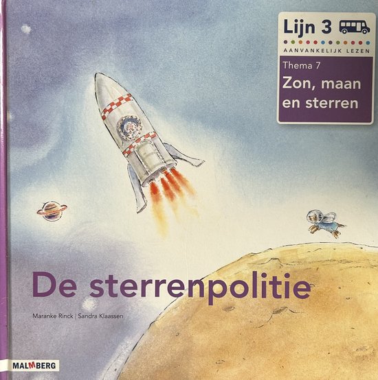 Lijn 3 groep 3 thema 7 zon, maan en sterren Prentenboek - cover