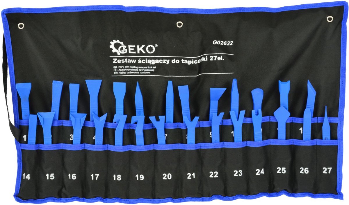 Bekleding en panelen verwijder set - 27 delige set - Schraper tool set - GEKO