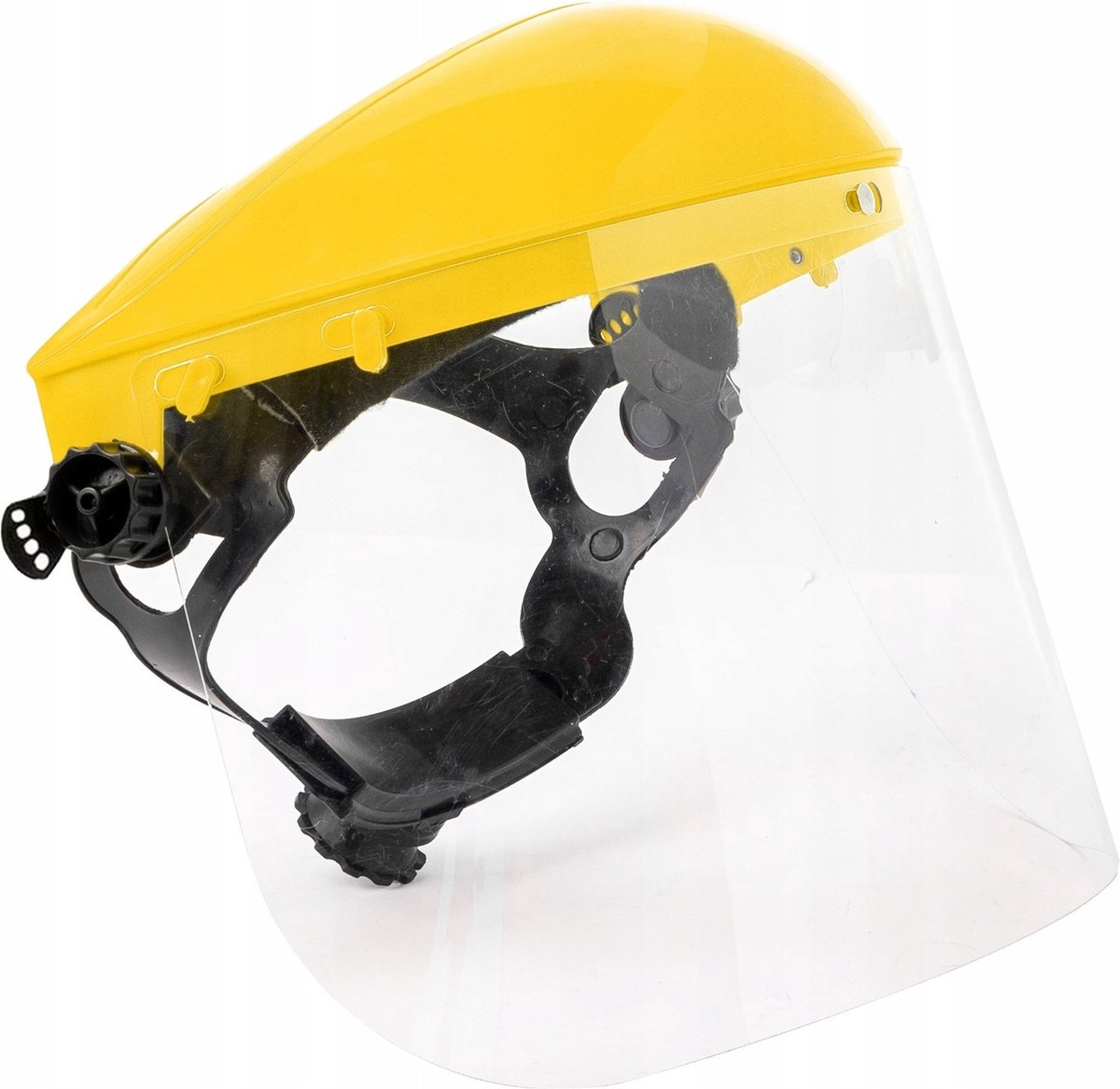 Bescherm masker met PVC helder transparante kap - gezichtbeschermkap - Beschermbril - GEKO
