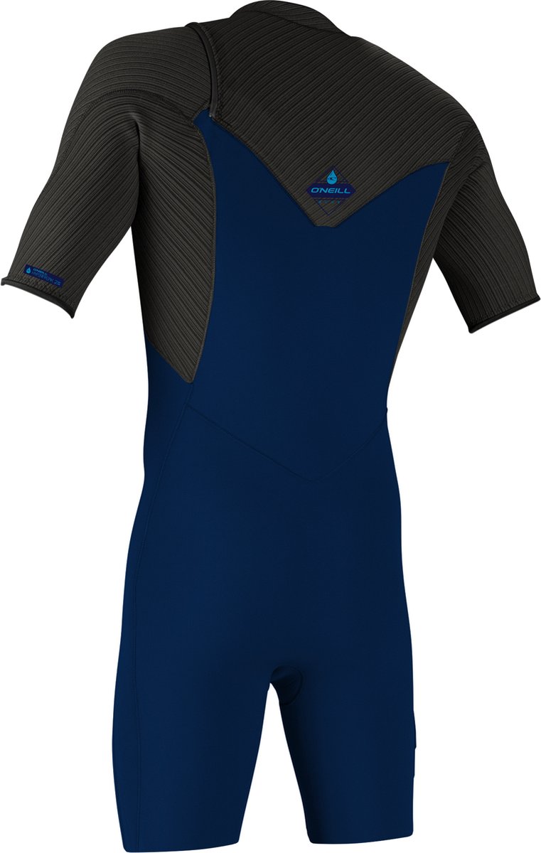 O'Neill Heren Hyperfreak 2mm Borst Ritssluiting Shorty Wetsuit 54