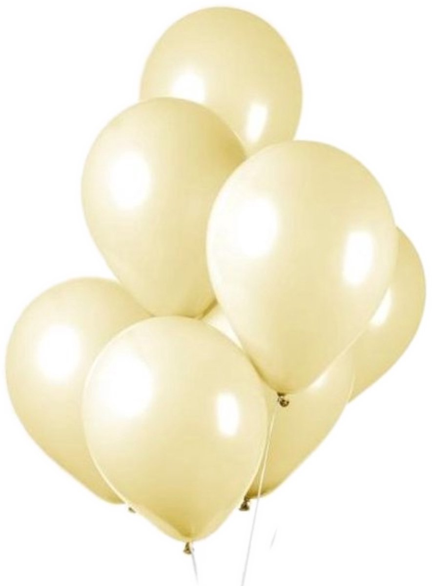 Ballonnen - Ivoor - 30cm - 10st.*