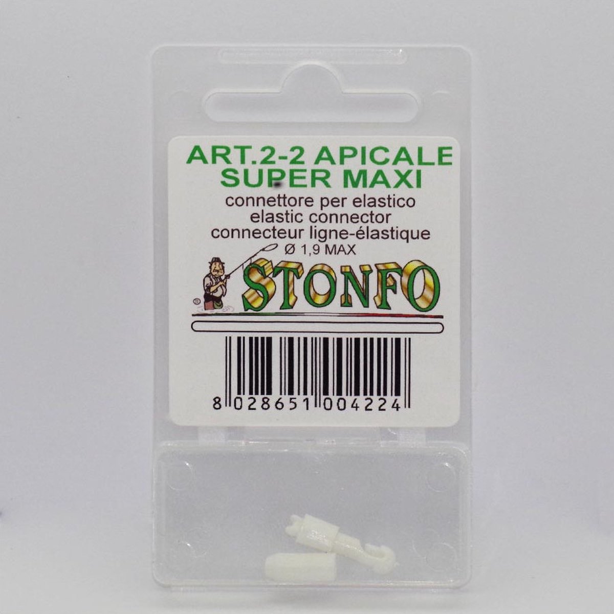 Stonfo Elastic Connector Oversize Ø2.5mm Superone - Kleur : Green