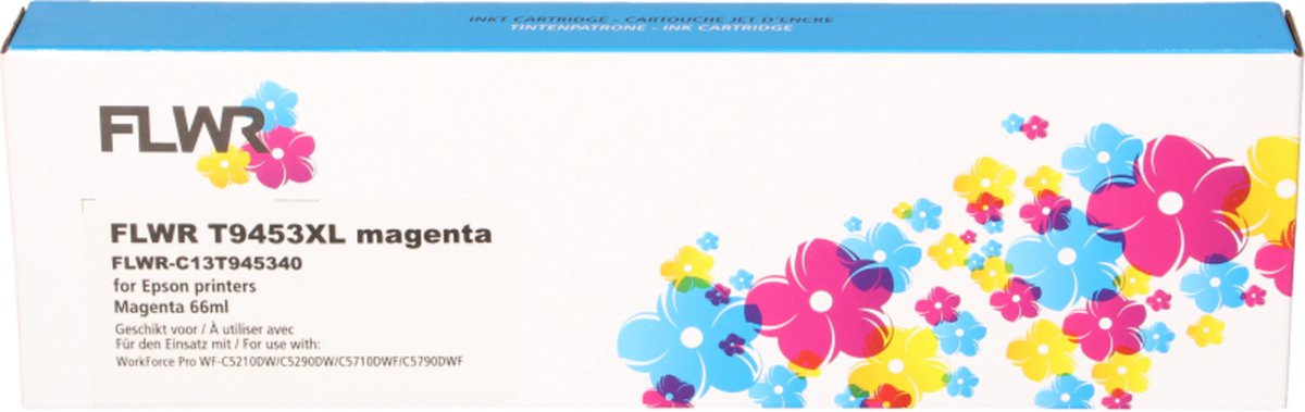 FLWR - Inktcartridge / T9453XL / Magenta - Geschikt voor Epson