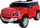 Landrover Defender - Elektrische kinderauto - 12V Accu Auto - Voor jongens en Meisjes - Afstandsbediening - Rood