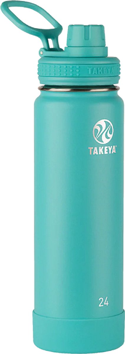 Takeya Actives Insulated Waterfles - Drinkfles - Thermosbeker - Thermosfles - 700 ml - Teal