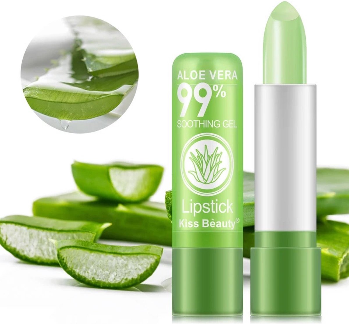 Aloë Vera Lipstift Liptint Kleurveranderende Getinte Lippenbalsem Aloë Vera Hydraterende Langdurige Lippenbalsem