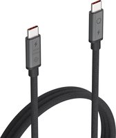 Linq byELEMENTS / USB-C naar USB-C kabel - 100W Charging Pro Kabel - 2m - Zwart
