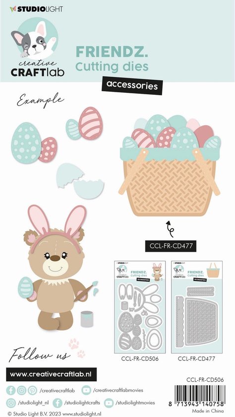 Foto: Studio light creative craftlab friendz cutting die easter accessoires ccl fr cd506