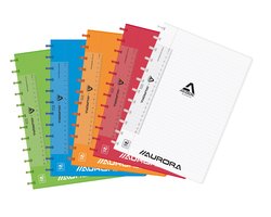 Schrift Adoc Colorlines A4 lijn144blz 90gr PP assorti - 1 stuks