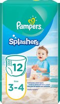 Pampers - Splashers - Maat 3-4 - Wegwerpbare Zwemluiers - 12 Stuks