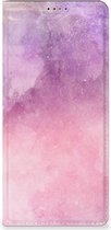 Leuk Telefoonhoesje OPPO X6 Pro Bookcase Cover Pink Purple Paint