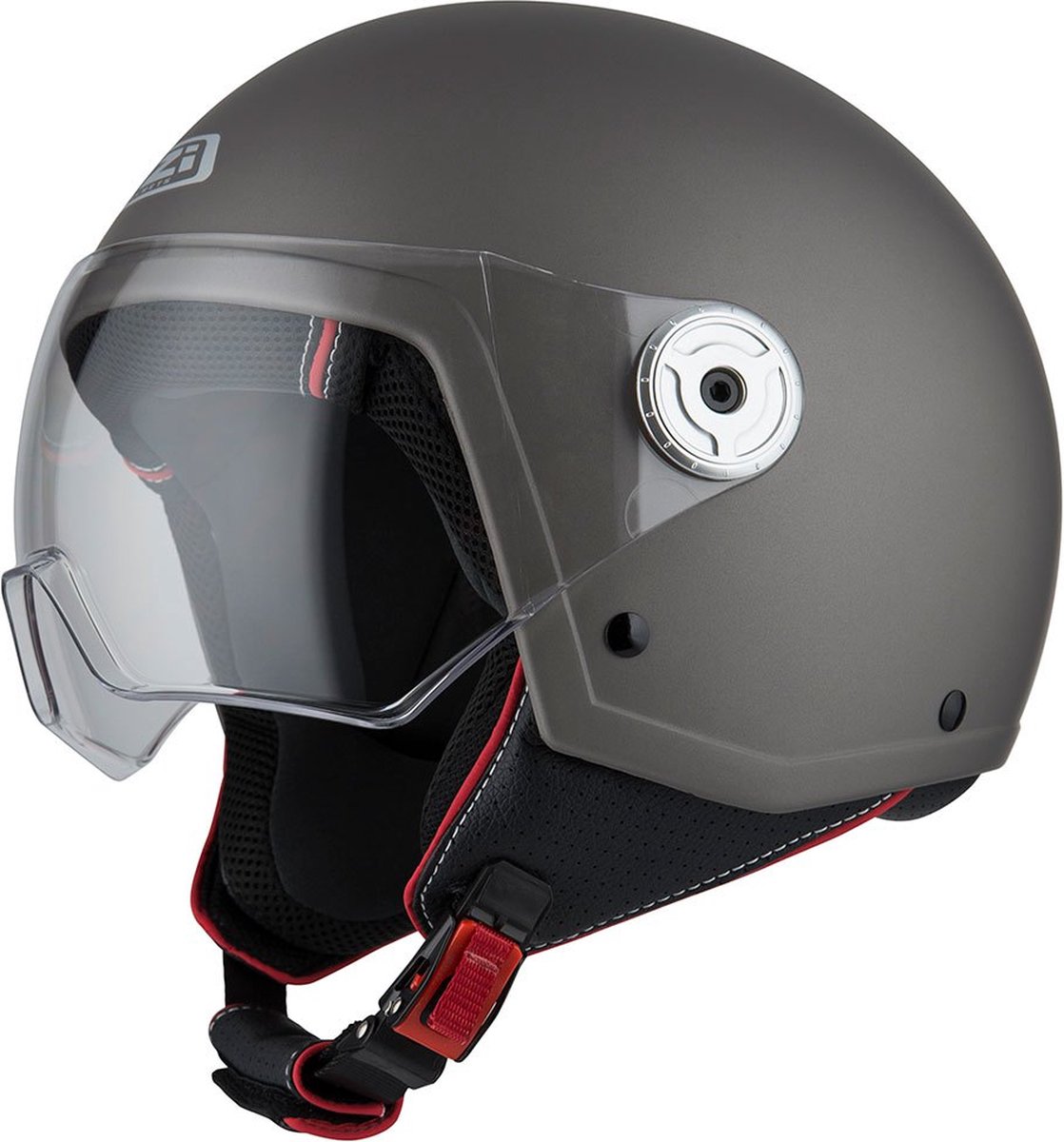 Nzi Vintage 3 Open Helm Grijs M
