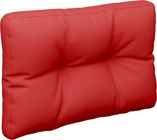 vidaXL-Palletkussen-60x40x12-cm-stof-rood