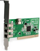 StarTech.com Carte adaptateur FireWire PCI 1394a 4 ports 3 Externe 1 Interne