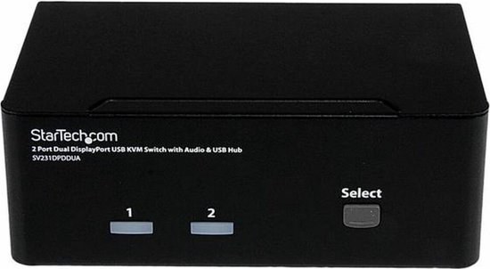 Switch KVM USB double DVI à 4 ports - Commutateurs KVM