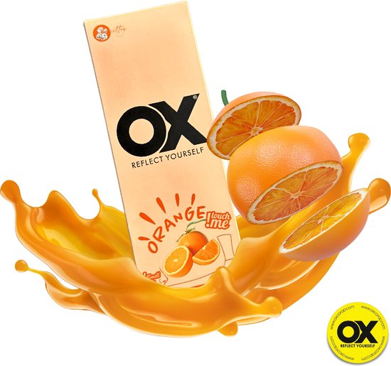 Parfumgeïnfuseerde enkelsokken met verfrissende sinaasappelgeur - 6 paar in 3 kleuren, lage sokken, sneaker sokken van OX®