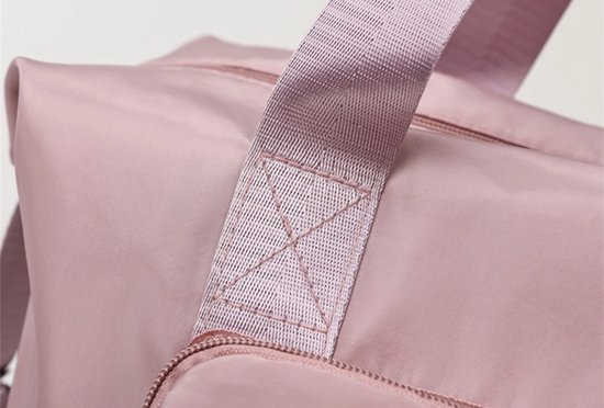 Sac de voyage pliable pour bagage à Bagage à main - Pliable jusqu'à 28 x 18 cm - Rose