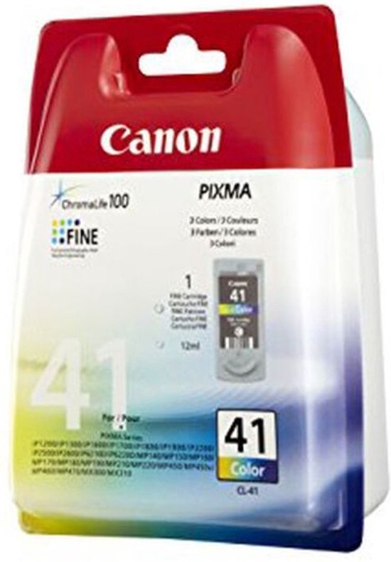 Canon PG-40 / CL-41 Originele Inktcartridges Multipack - Zwart En Kleur Voor Scherpe Prints