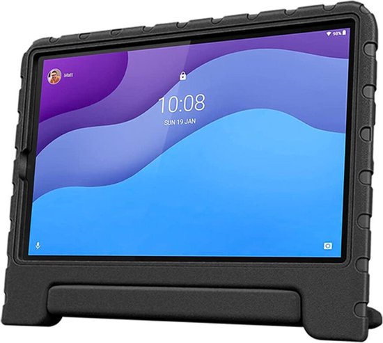 Étui pour tablette Kinder avec poignée Zwart Convient pour Lenovo Tab M10  (HD) Gen 1 