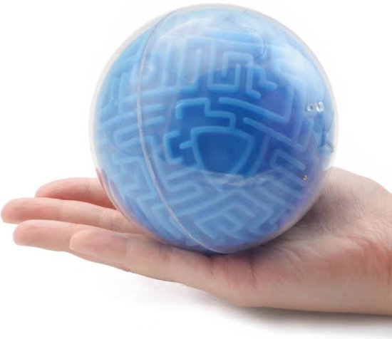 Thumbnail van een extra afbeelding van het spel Doolhof bal | Maze Ball | Hard | Blauw | Breinbreker