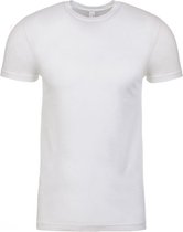 Men´s Crew Neck T-Shirt met korte mouwen White - 3XL