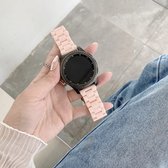 Fungus - Smartwatch bandje - Geschikt voor Samsung Galaxy Watch 3 41mm, Active 2 - Horloge 20mm - Hars - Schakel - Roze