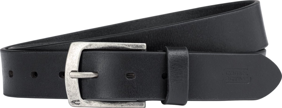 camel active Riem gemaakt van leer - Maat menswear-4XL - Zwart