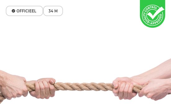 Professioneel Touwtrektouw - 34 meter in draagtas Top Kwaliteit Klasse en Geweldig