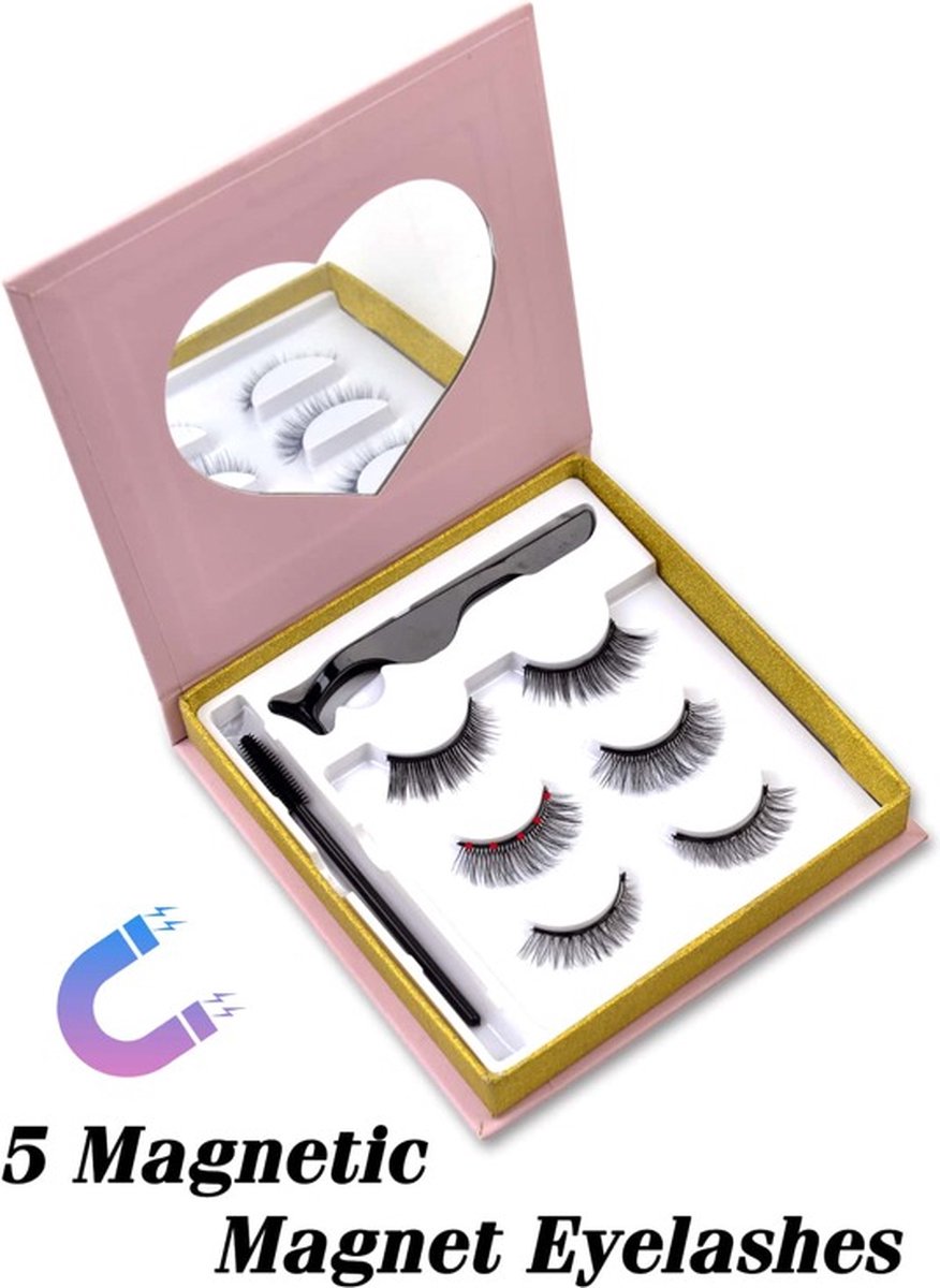 Goedkoopste 3 paar Cat Eye valse wimpers met borstel en pincet