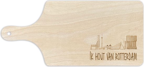 Snijplank Ik hout van Rotterdam