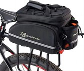 ROCKBROS Fietstassen voor Bagagedragers - 17-35L - Waterdicht met Regenhoes, Schouderband en Handvat - Enkele Tas fiets - Trunkbag