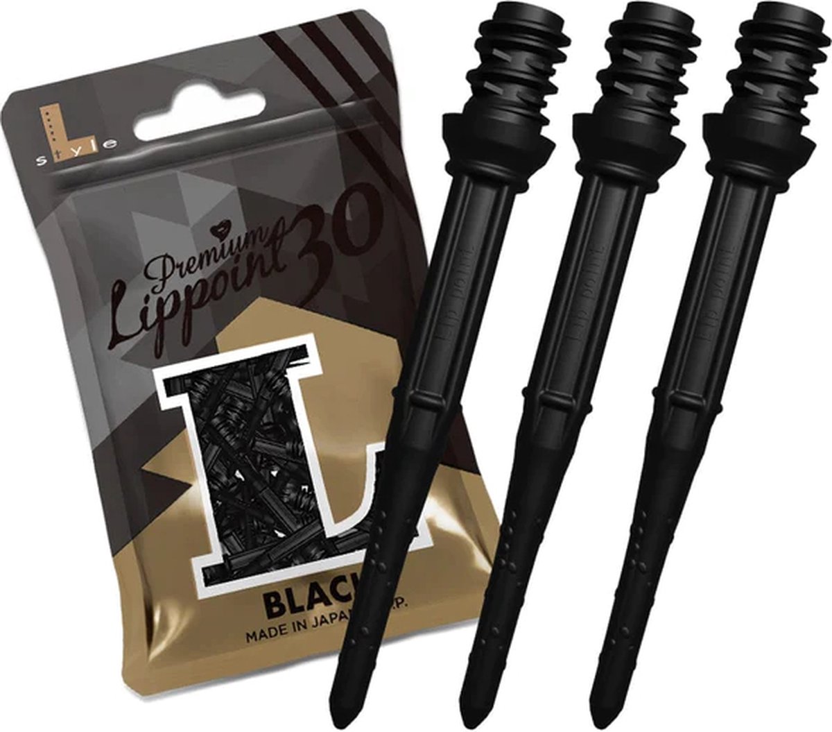 L-Style Long Premium Lippoint 30 Black - Soft Tips