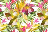 Fotobehang Tropische Bladeren - Vliesbehang - 300 x 210 cm