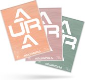 Schrijfblok - Aurora - A4 - lijn - 100vel