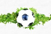 Fotobehang 3D Voetbal - Vliesbehang - 416 x 290 cm