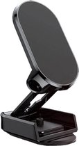Magnetische verstelbare telefoonhouder 360° draaibaar- black - Gsm houder- accesoires - Off-Road en Drempel Proof - Dashboard - Magneet Telefoonhouder - verstelbaar - 2x magneet plaatje - vooruit - bureau - universeel - mobielhouder