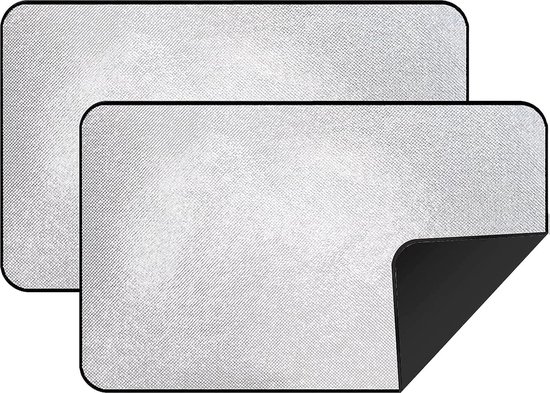 Pare Parasols - Pare-soleil de voiture pour bébés/enfants/animaux domestiques/adultes Pare-soleil arrière latéraux avec protection UV Ombre de confidentialité Argent