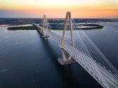 Fotobehang Charleston Bridge - Vliesbehang - 416 x 254 cm