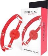 Darkness - Breathable Ball Gag - Rood | Extreme BDSM | Bondage | BDSM | Sex Toy for Man | Sex Toy for Couples | Sex Games