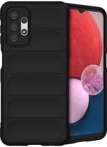iMoshion Hoesje Geschikt voor Samsung Galaxy A13 (4G) Hoesje Siliconen - iMoshion EasyGrip Backcover - Zwart
