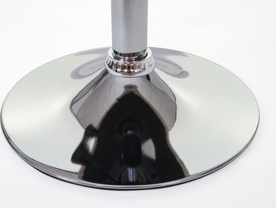 Duhome Draaibare Kaptafel van Fluweel, Make-up Kruk Rond met Bekleding in Hoogte Verstelbaar voor Slaapkamer Woonkamer Keuken, Grijs